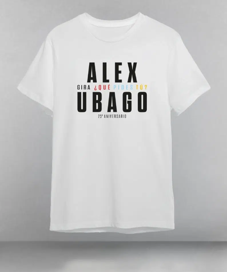 Camiseta blanca GIRA ALEX UBAGO