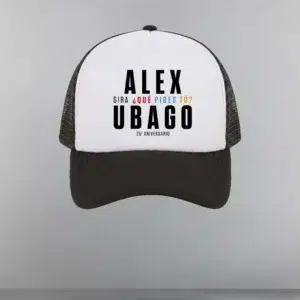 Gorra blanco y negro GIRA ALEX UBAGO