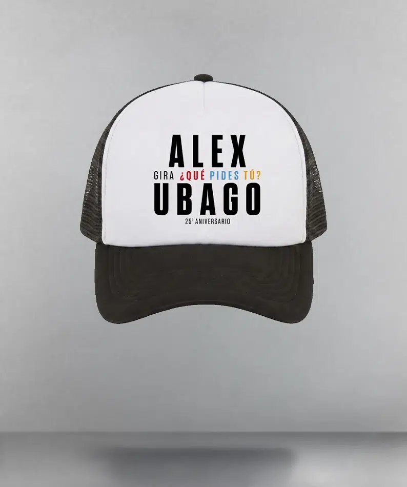 Gorra blanco y negro GIRA ALEX UBAGO