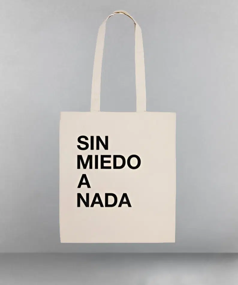 Tote Bag natural SIN MIEDO A NADA