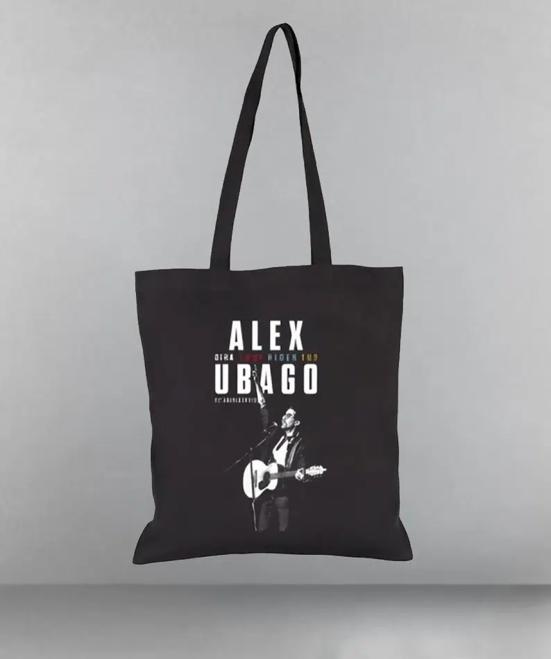 Tote Bag negra GIRA ALEX UBAGO Y FOTO