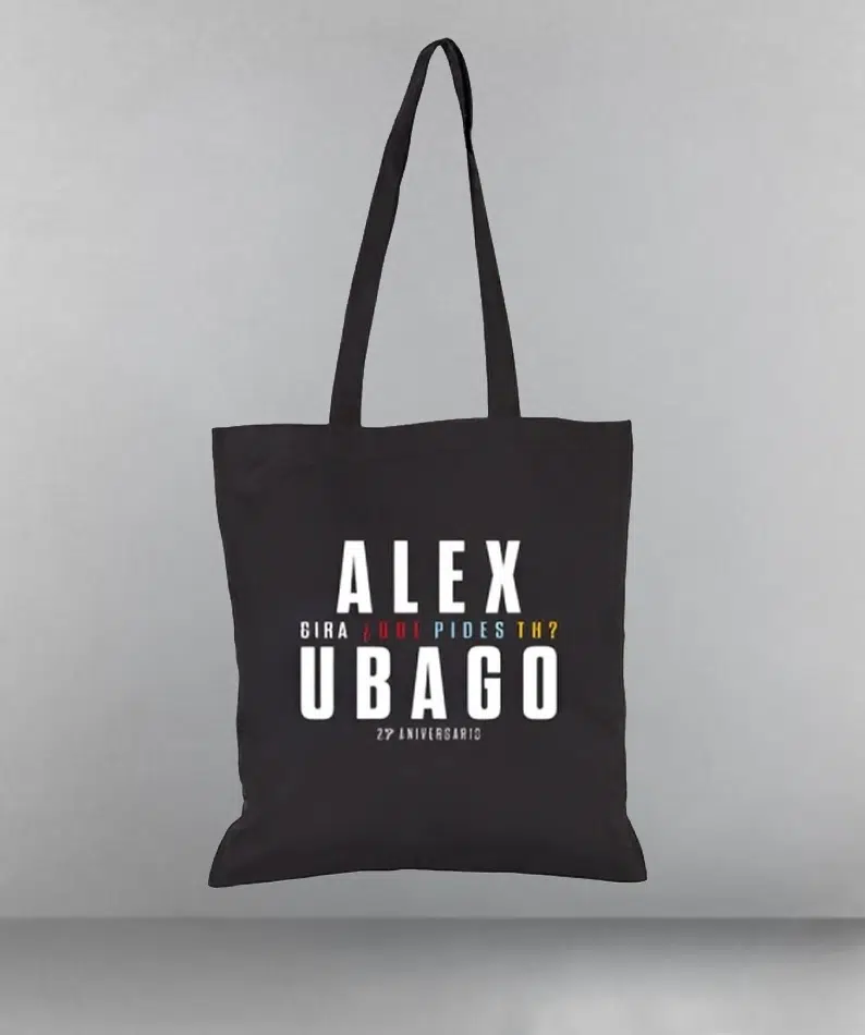Tote Bag negra GIRA ALEX UBAGO